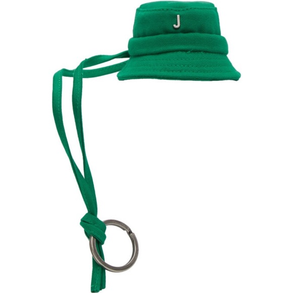Jacquemus Accessories - Jacquemus Mini ‘BOB’ Hat Key Ring Charm Green
